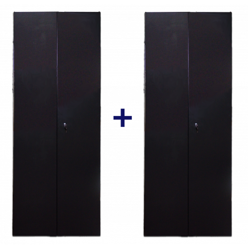 Several sets of doors of various configurations are provided to facilitate the configuration of cabinets of the "Business" series.